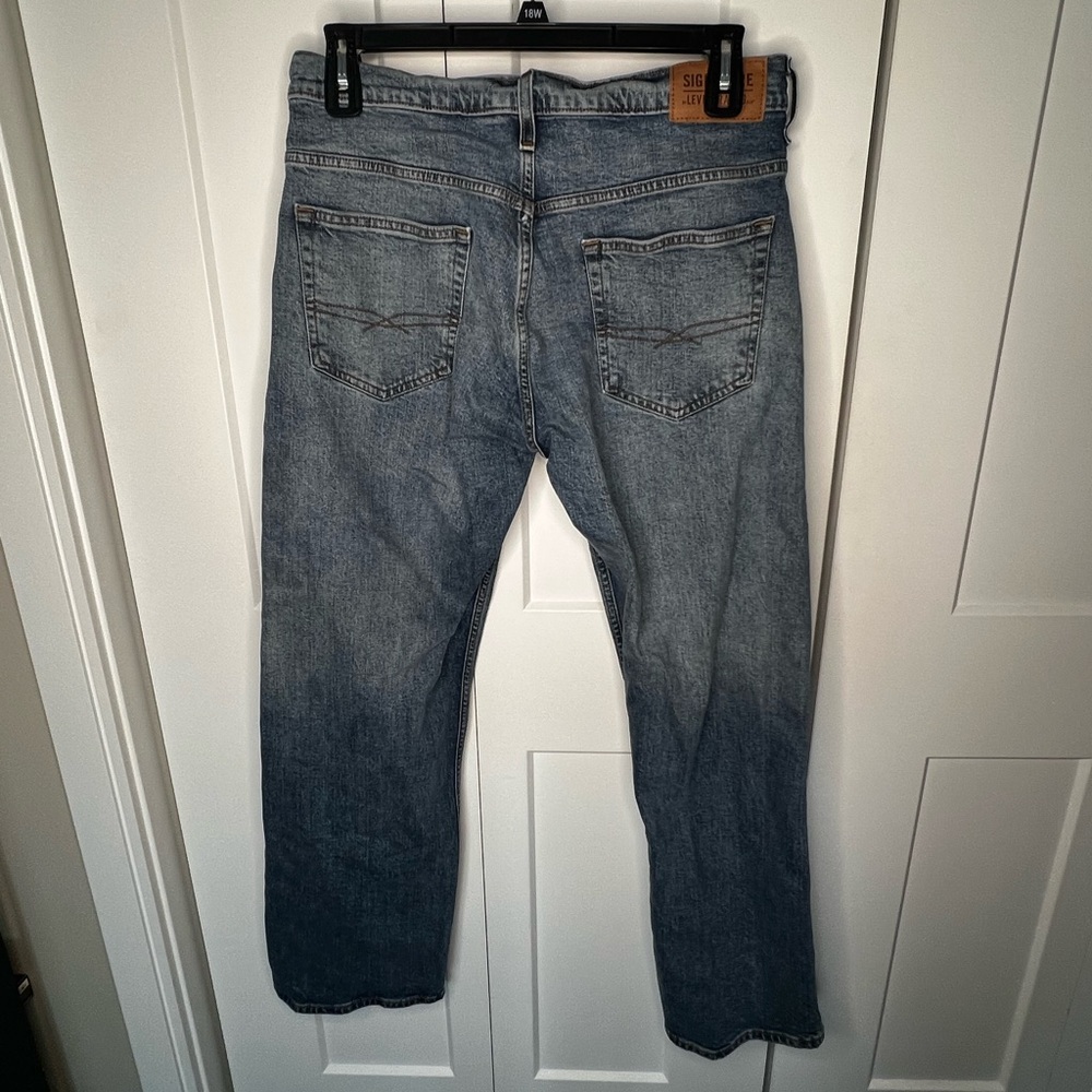 Signature by Levi Strauss Loose Straight Jeans Men's Size 32 x 32 - Picture 4 of 6